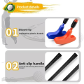 Putter de golf ajustable de doble cara izquierda derecha