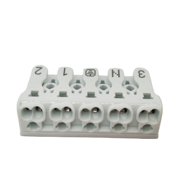 GAOCHAO 5 Pole Push Button Wire Terminal Block