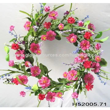 6' Hot Pink Daisy Garland