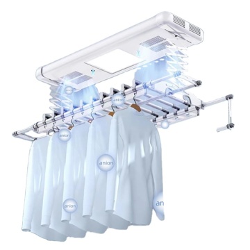 2024 Smart Home Technology: WiFi Controlled LED Aluminium Alloy Drying Rack - A Hot Selling Foldable Ceiling Mounted Item