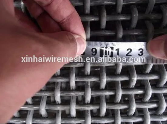 2015 best sell stainless steel Crimped wire mesh for barbecue