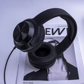 3,5 mm tragbarer Stereo -Musik -Kopfhörer mit Mikrofon für mobilen PC
