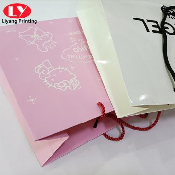 hot sale simple style shopping garment paper bag