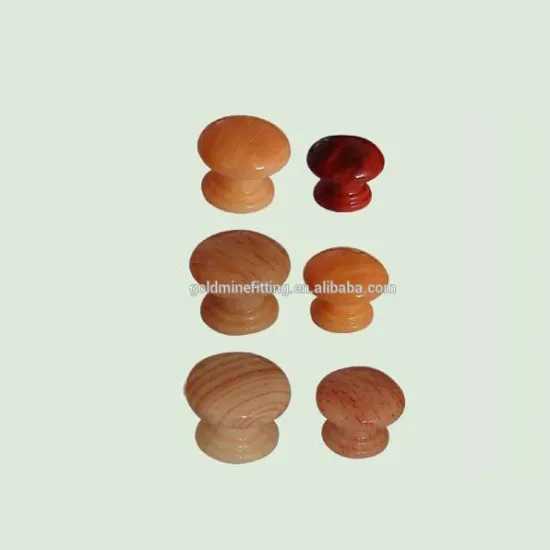 Wood color drawer plastic knobs cabinet knobs