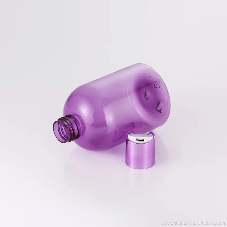 plastic pump empty luxury shampoo bottle