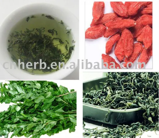 organic goji leaf tea, dried wolfberry leaf tea