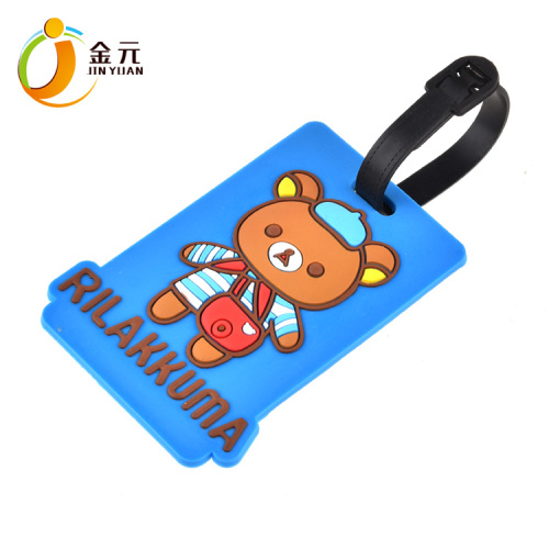 Animal design Custom Cute Leather Bus silicone ID card holder