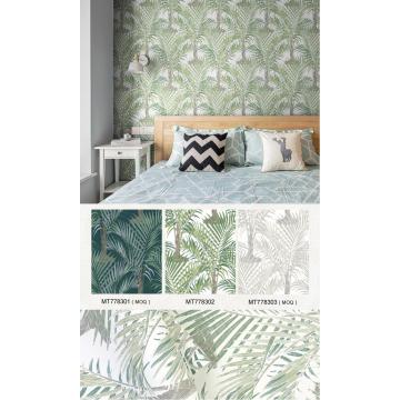 Floral wallpaper nonwoven texture