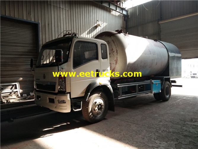 10000l LPG Dispenser Tank Trucks