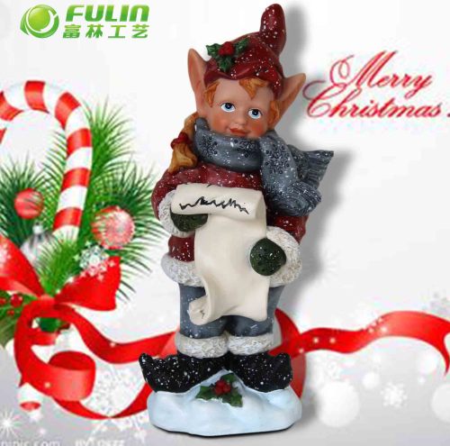 Holiday dekoration Polyresin Christmas Ornament (NF14239-2)