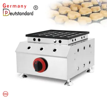 Commercial 25 holes heart shape gas poffertjes grill
