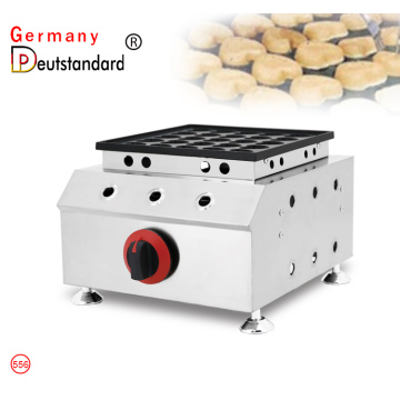 Commercial 25 holes heart shape gas poffertjes grill