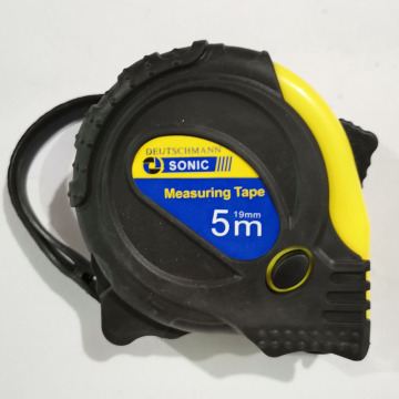 Yellow Blade Metric Inch Mesuring Tape with Rubber