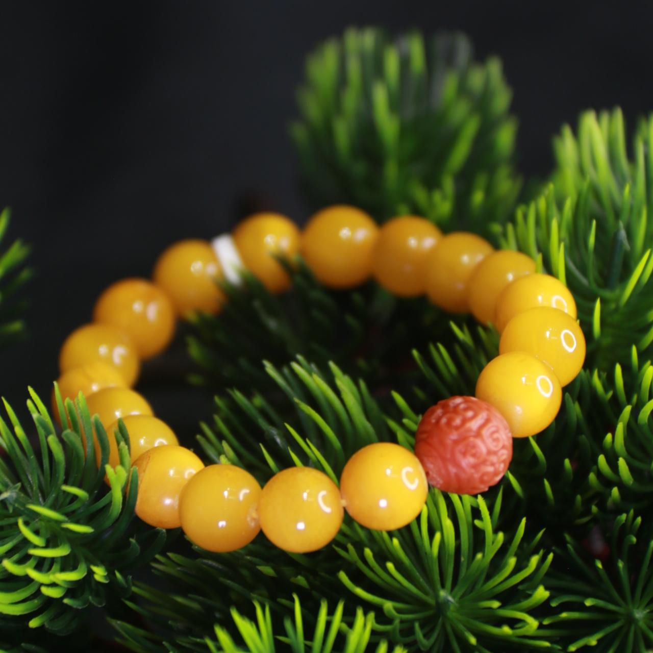wood beads bracelet