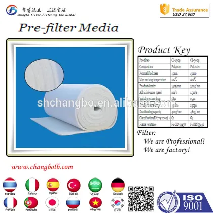 300g air conditioning filter air purifier filter air filter material