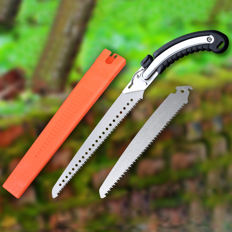 Fixed Saw Blade Soft Plastic Rubber Handle Hand Woodworking Hand Saw tree pruning saw garden