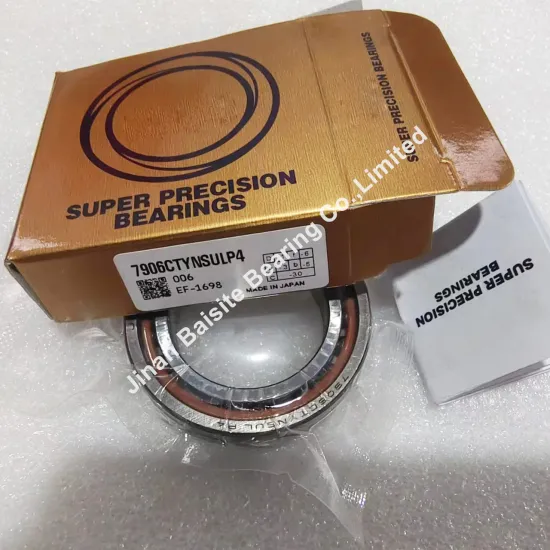 7906CTYNSULP4 High Precision Angular Contact Ball Bearing 7906C 71906P4A