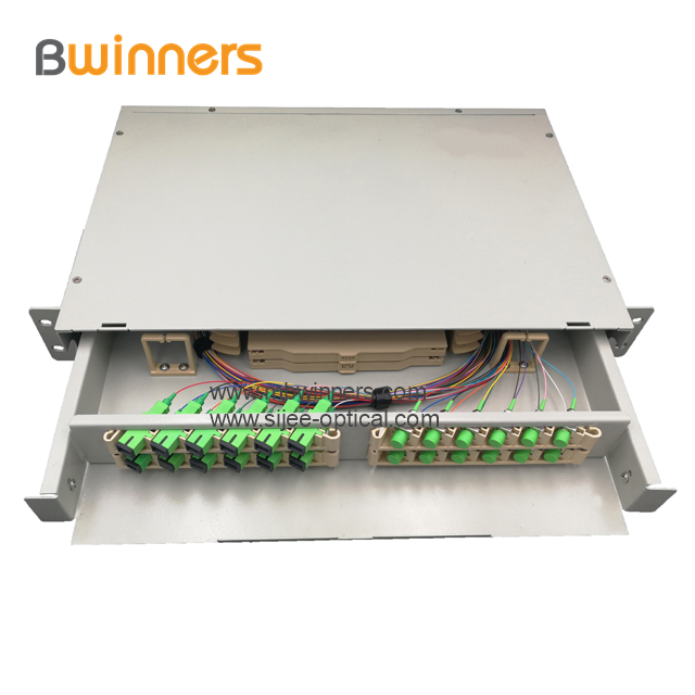 24/48 Core Fiber Optic Termination Box Rack Mount, High Quality 24/48 ...