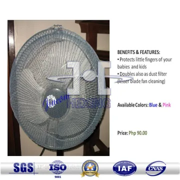 fan grill chrome metal wire guard