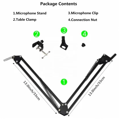 Top Quality Marantz Desktop Microphone Boom Arm with Newer Suspension Scissor Stand - Premium Choice for Audio Enthusiasts
