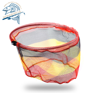 Portable 38cm Aluminum Alloy Fishing Net with Nylon Round Head