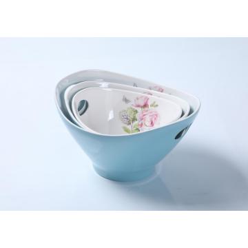 food grade salad bowl with handles