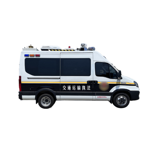 Vehicul de operare specială cu scaune din piele pentru direcția stângă