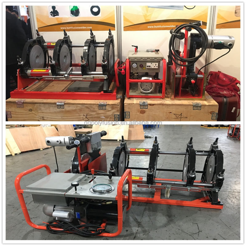 Product description 40mm-160mm butt fusion machines hdpe pipe Hdpe Pipe 4 Rings Manual portable Butt Fusion Welding Machine Re