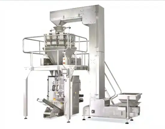 Automatic Granule Snacks Frozen Food Fresh Noodle Vertical Form Fill Seal Machine for Fertilizer Bagging