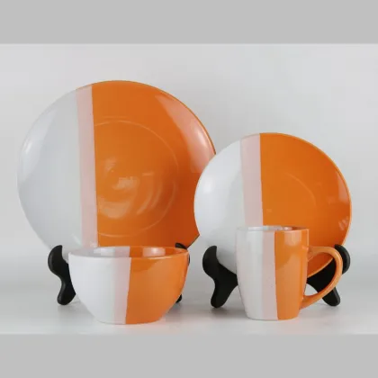 glazed kitchenware commercial dinnerware set