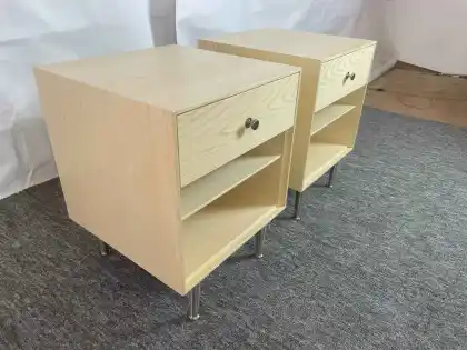 Modern Wooden Bedside Table Bedroom Furniture Nightstand