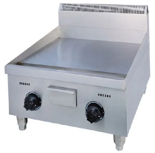 Heavy gas griddle plate