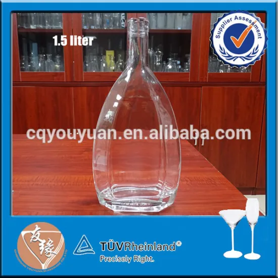 700ml 1500ml shaped fancy glass bottle wine
