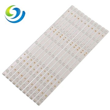 11 PCS Striscia di retroilluminazione a LED 8DE per Hisense LED55EC520UA 55-HD550DU-B21