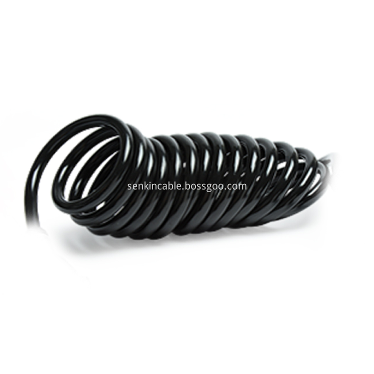 7pin Coiled Spring Trailer Cables 