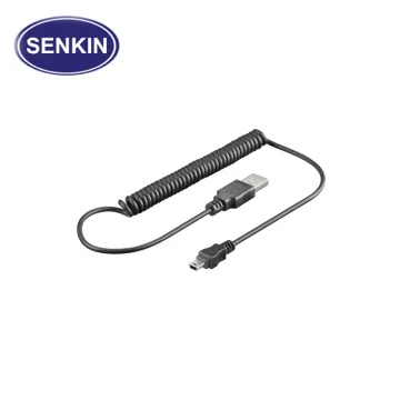 TS16949 PU Coiled Parking Brake Spring Cable