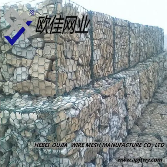 hot-dipped galvanized steel hexagonal gabion box