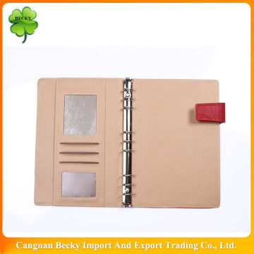 2014 Hot selling leather school paper eco friendly notebooks