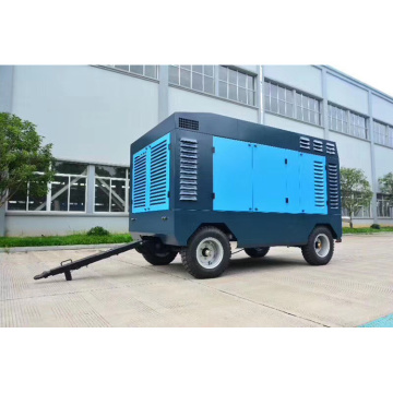 25bar high pressure diesel portable screw air compressor