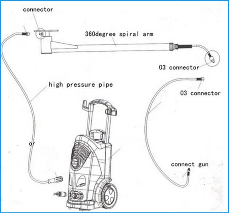 single swing arm high pressure cantilever