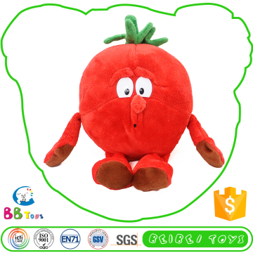 Factory Driect Sale Advantage Price Custom Stuffed Animals Vegetables Tomato Stuffed Doll