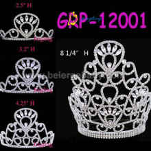 Rhinestone special pageant crown GRP-12001