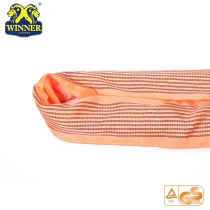 WLL 10Ton Polyester Lifting Polyester Round Webbing Sling