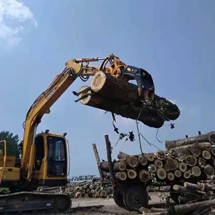 Excavator hydraulic Log Grapples