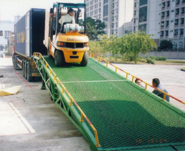 6t tunga lastcontainer Yard Mobile Dock Ramps