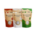 Eco friendly sustainable packaging bags with zipper for food