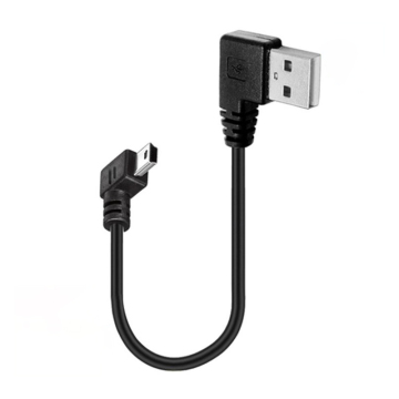 Both Right Angled AM to MINI USB Cable