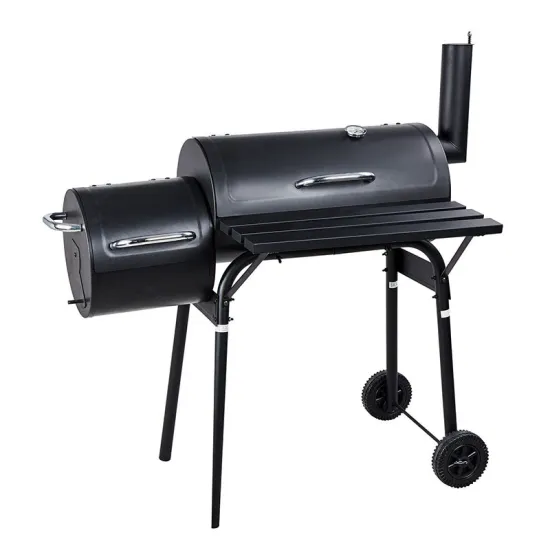 Outdoor American charcoal grill large mother-son