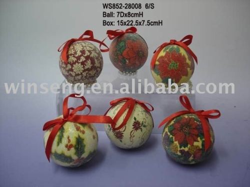 Wholesale Decorative Polyfoam Christmas Ball