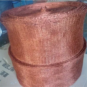 Copper Knitted Wire Mesh Screen for Filter